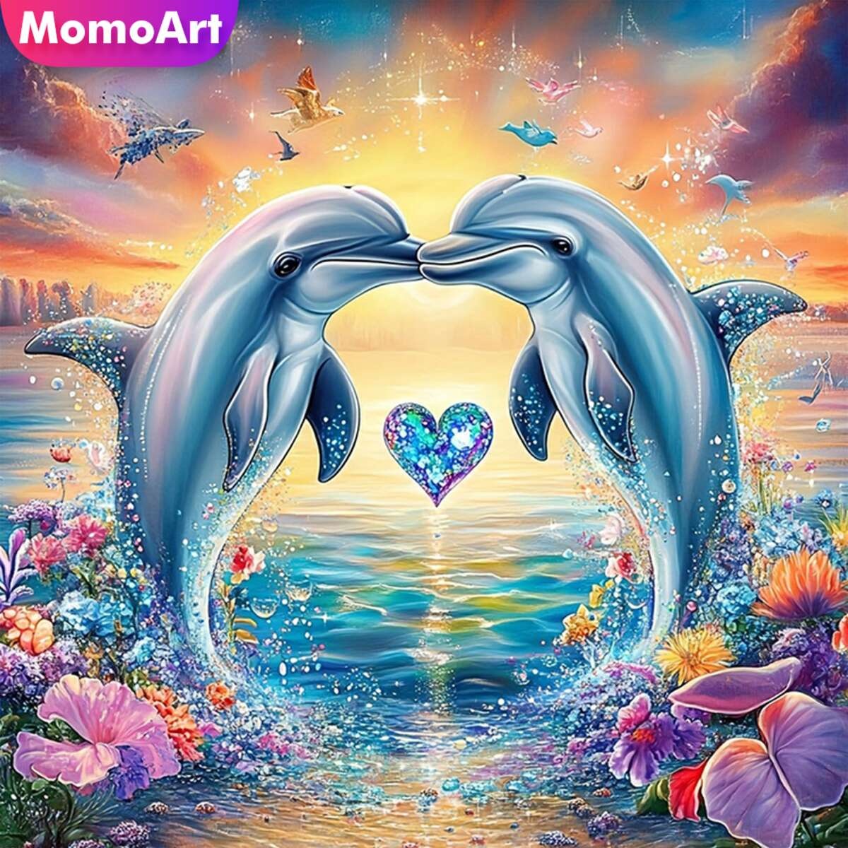 Art Craft For Adults - Momoart Neue Ankunft Diamant Malerei Delphin