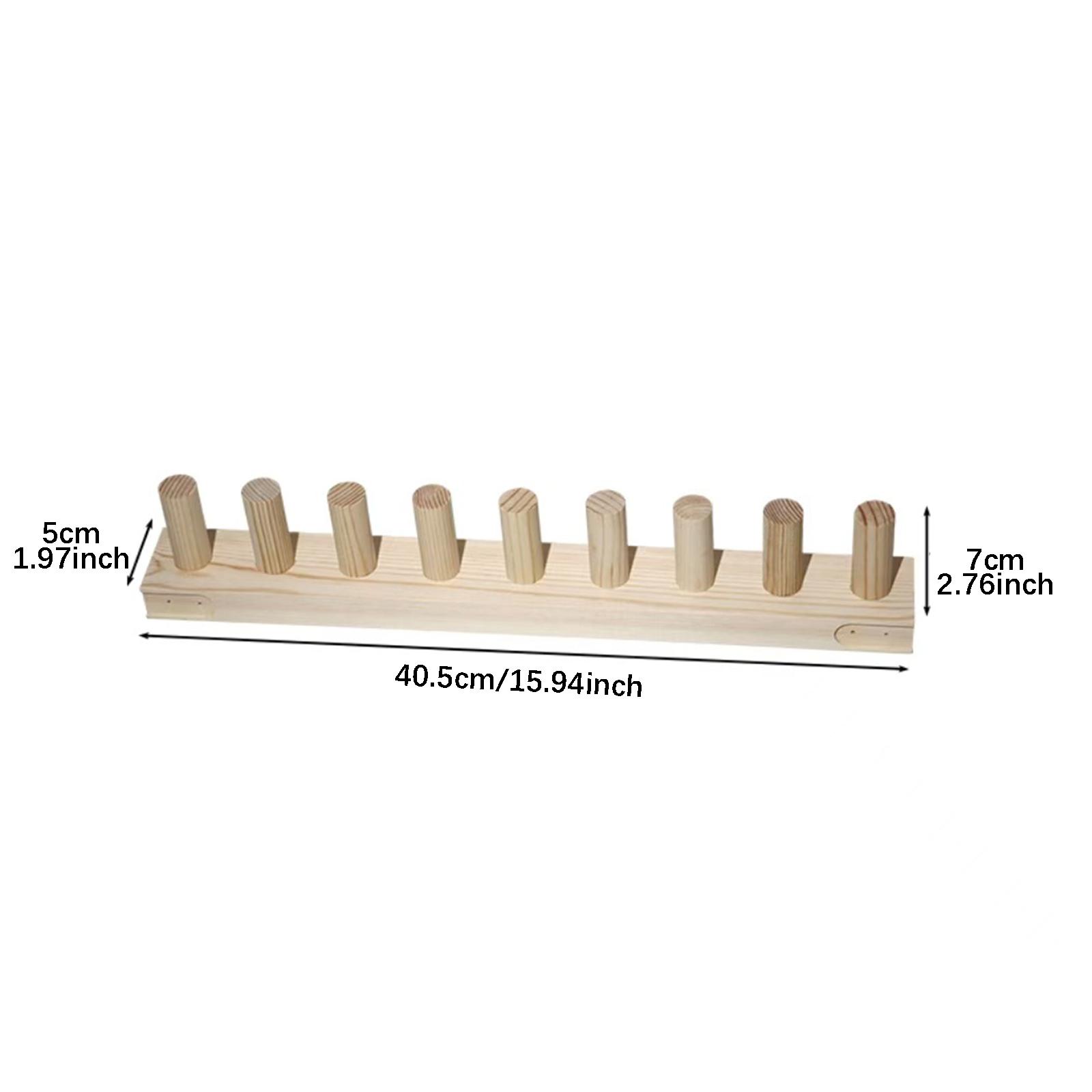 Loom Weaving Frame - Grobstruktur-Garn-Deckenwebrahmen aus Holz, Verstellbares Handwebset, Häkelzubehör
