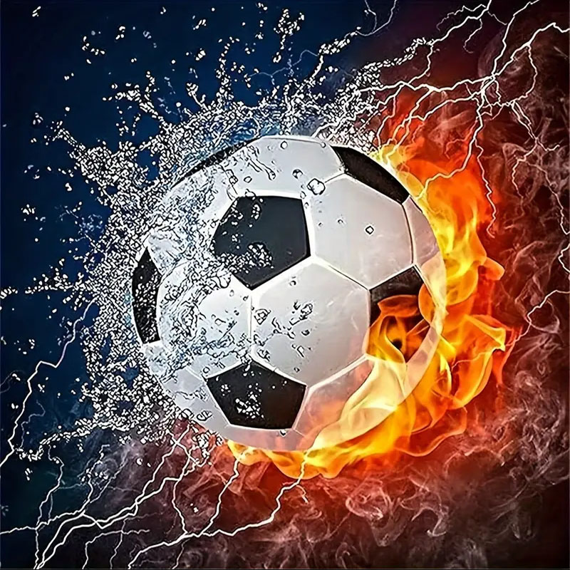 Art Craft For Adults - Ein Set Fußball-Diamantmalerei, DIY-Diamantmalerei-Set für Erwachsene