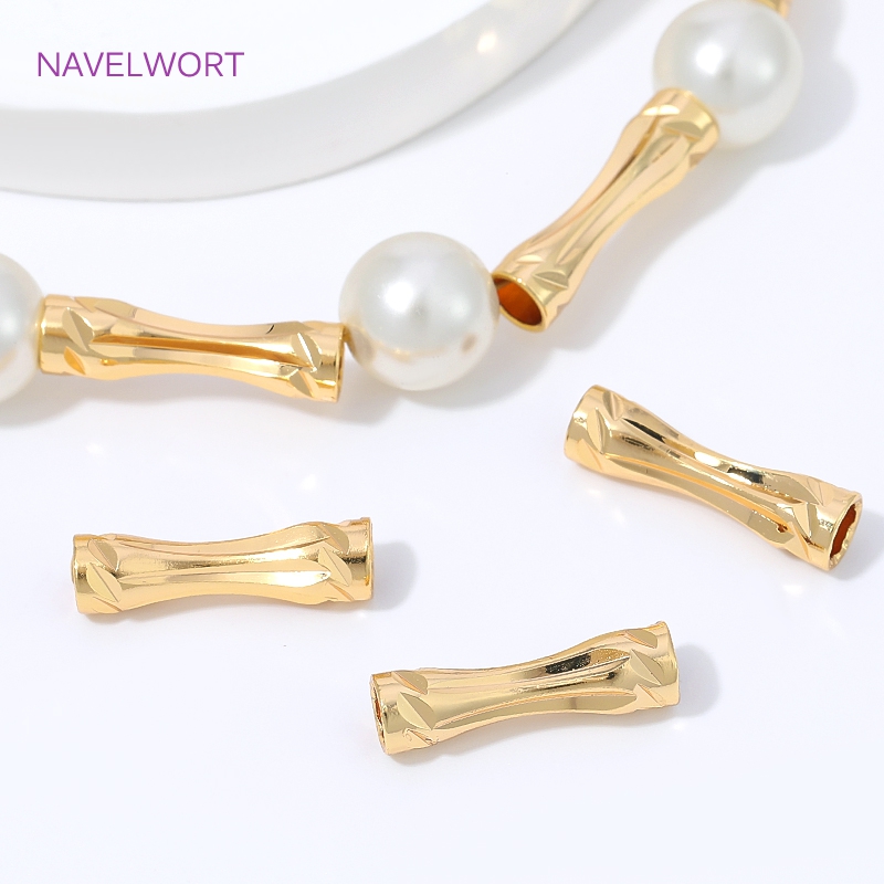 18K vergoldete facettierte Röh – Art Craft Activity Bewertung und Preis