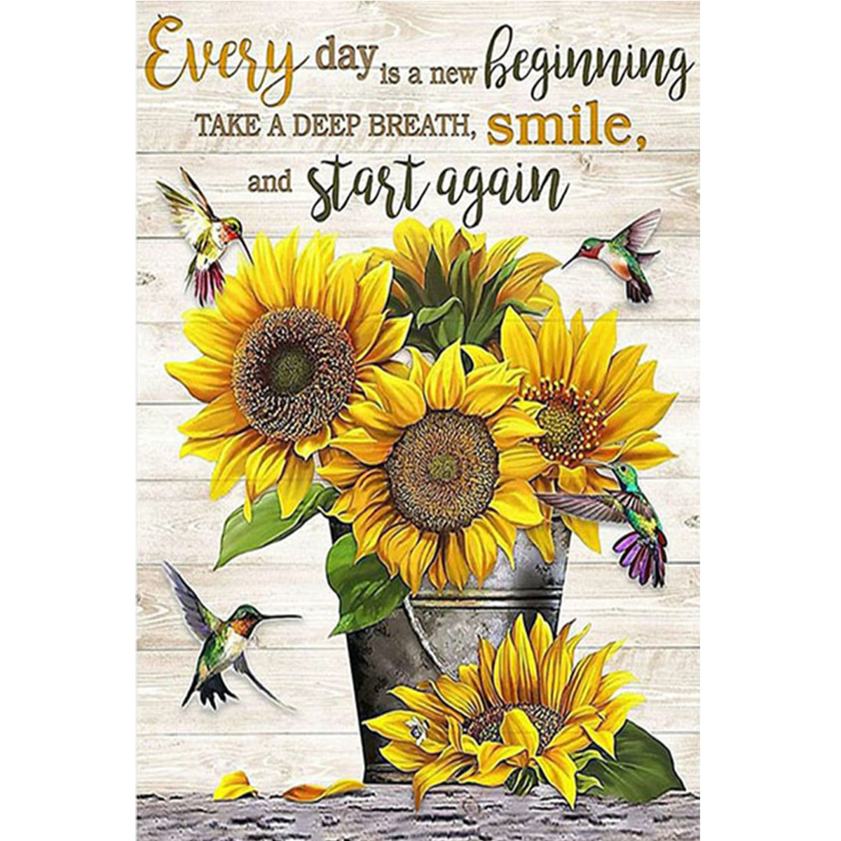 Ein Sonnenblumen-Diamant-Gemäl – Art Craft For Adults Bewertung und Preis
