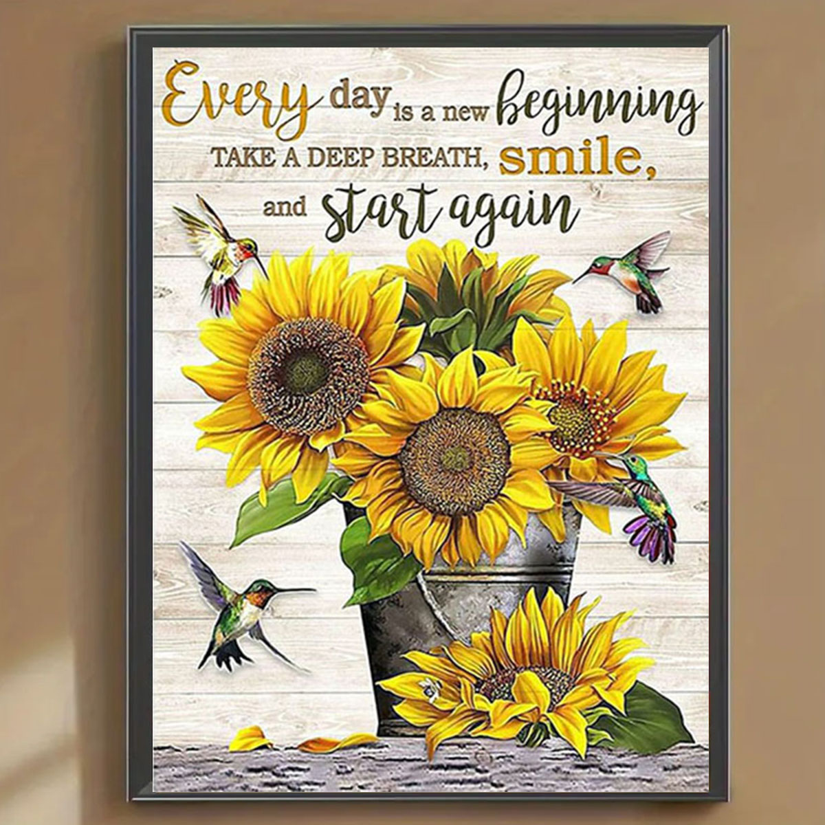 Ein Sonnenblumen-Diamant-Gemäl – Art Craft For Adults Bewertung und Preis