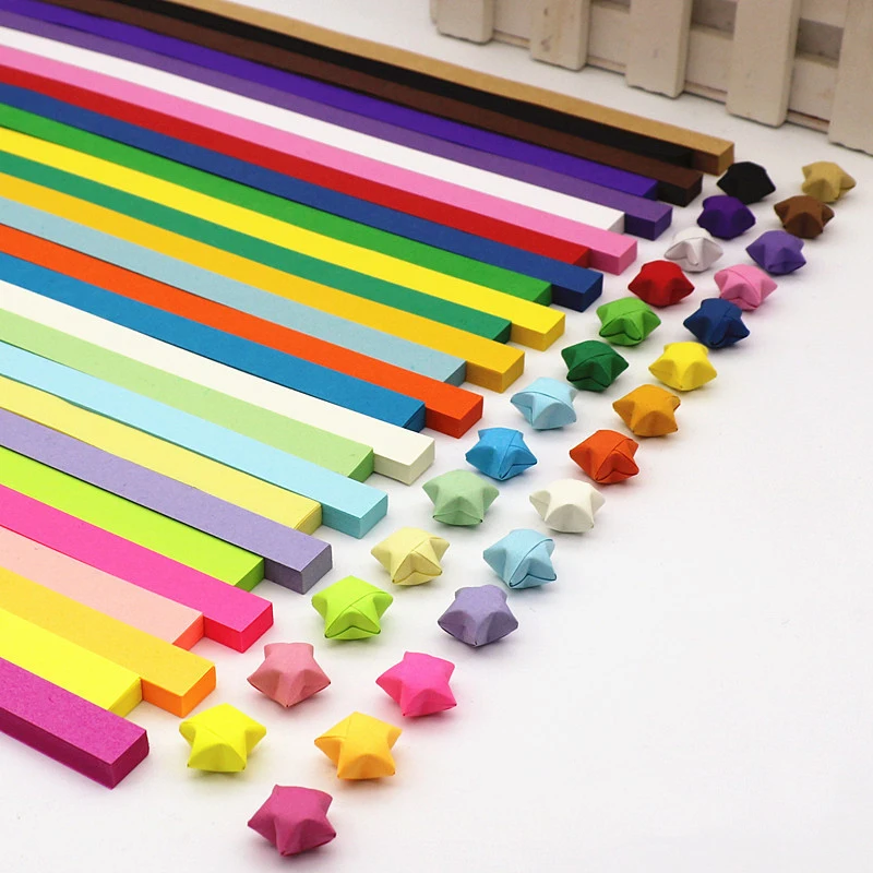 540 Blatt Lucky Origami Stars  – Art Craft Birthday Party Bewertung und Preis
