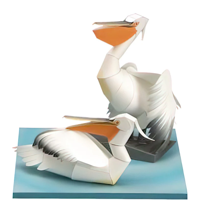Dalmatiner Pelikan Origami Kun – Art Craft Cardboard Bewertung und Preis