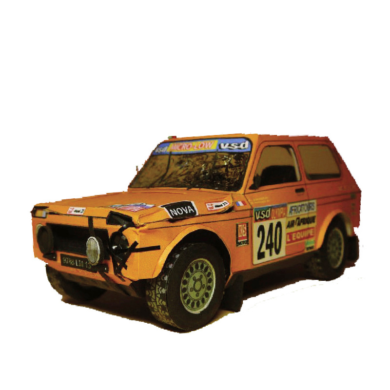 LADA NIVA 1985 1:32 Dakar Rall – Art Craft Cardboard Bewertung und Preis