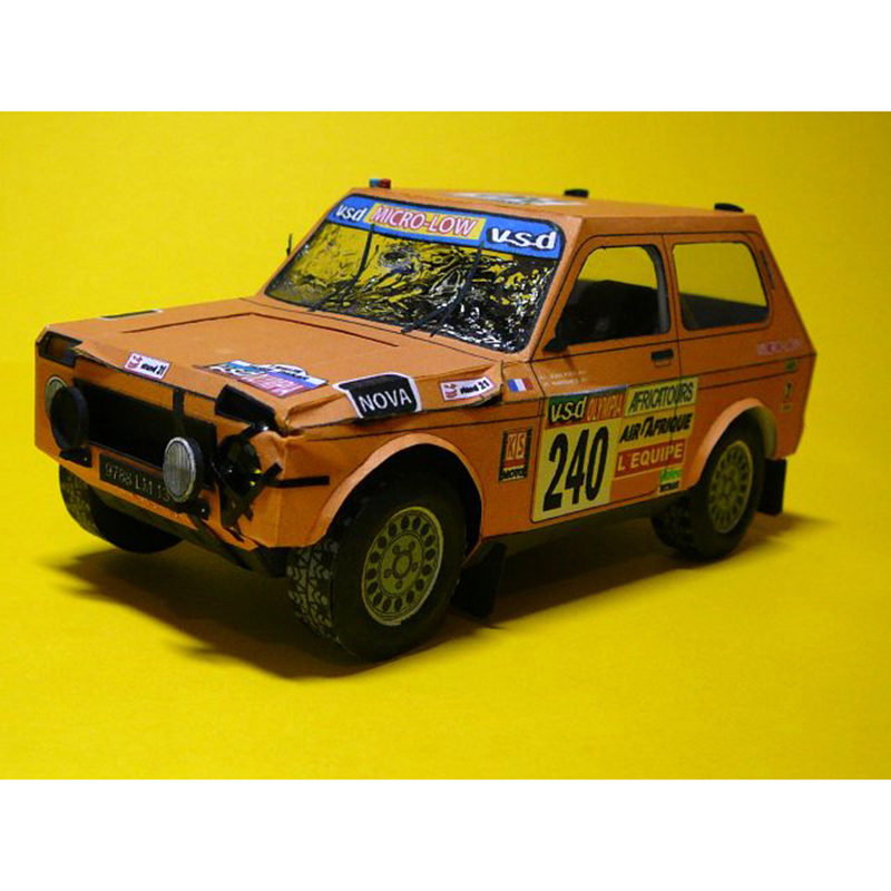 LADA NIVA 1985 1:32 Dakar Rall – Art Craft Cardboard Bewertung und Preis