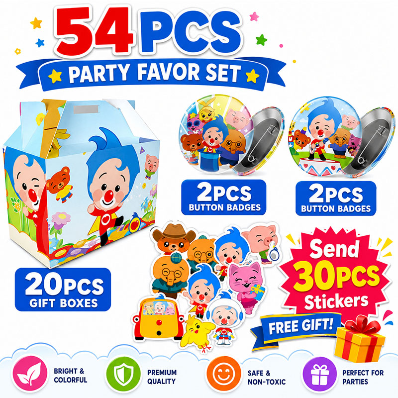 Clown-Cartoon-Muster Papierbox – Art Craft Birthday Party Bewertung und Preis