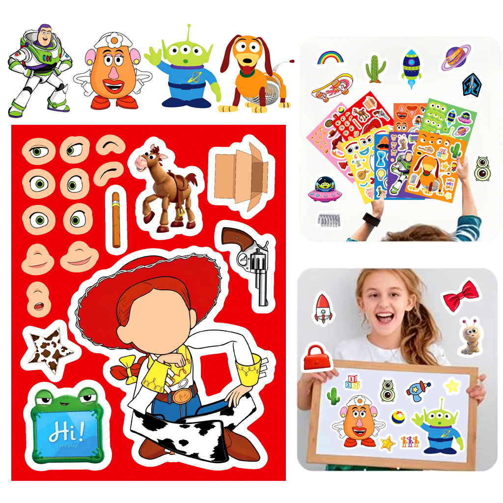 Toy Story 5 Gesichtsaufkleber- – Art Craft Activity Bewertung und Preis