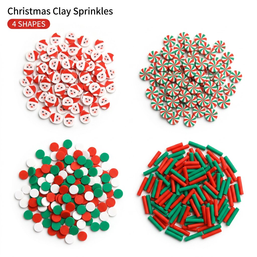 1500 Stück Weihnachts-Clay-Spr – Art Craft Birthday Party Bewertung und Preis