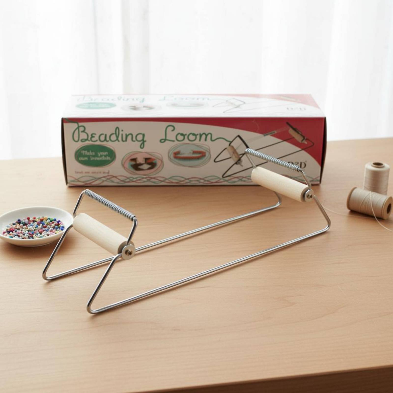Perlenwebrahmen aus Edelstahl, – Loom Weaving Frame Bewertung und Preis