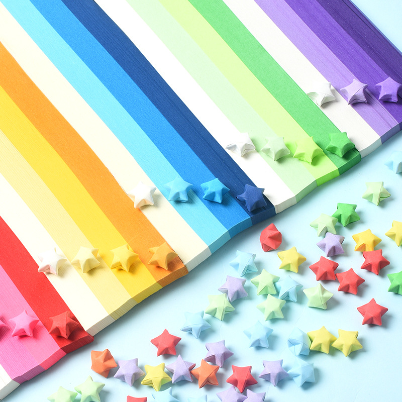 540 Blatt Stern-Origami-Papier – Art Craft Birthday Party Bewertung und Preis