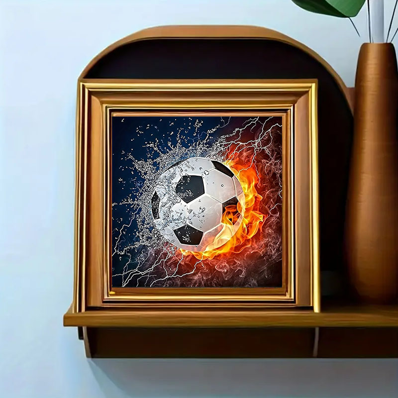 Ein Set Fußball-Diamantmalerei – Art Craft For Adults Bewertung und Preis