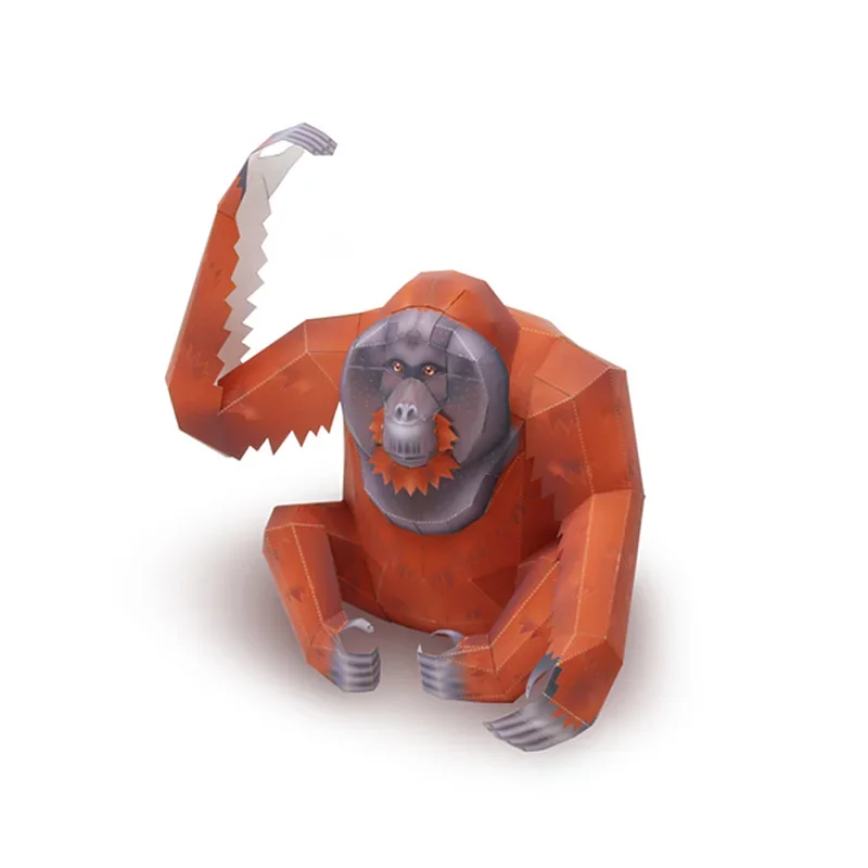 Orang-Utan Gorilla Origami Kun – Art Craft Cardboard Bewertung und Preis