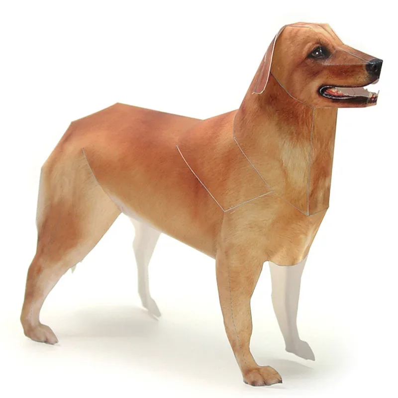 Golden Retriever Hund Papier M – Art Craft Cardboard Bewertung und Preis
