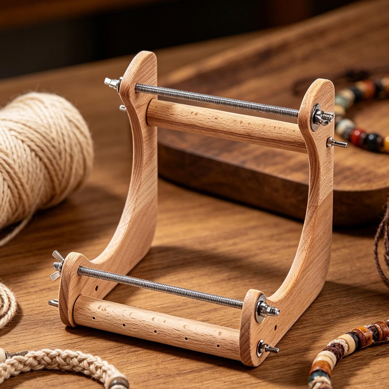 1 Stück Holz-Perlenwebrahmen,  – Loom Weaving Frame Bewertung und Preis