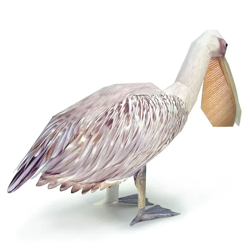 Toller weißer Pelikan-Vogel-Pa – Art Craft Cardboard Bewertung und Preis